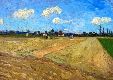 Ploughed Fields Van Gogh