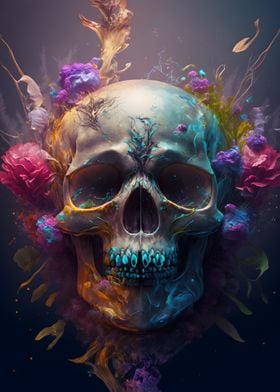 Floral Skull