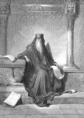 King Solomon in Old Age