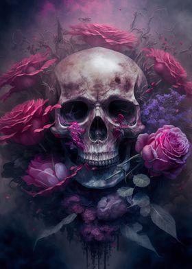 Floral Skull