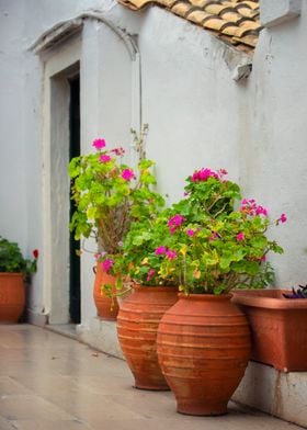 Greek streets in Corfu