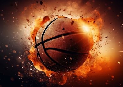 Fire Ball Basketball