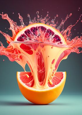 Orange splash