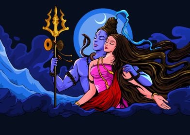 shiva and parvati love