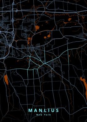 Manlius NY Map