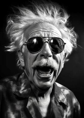 Crazy Albert Einstein