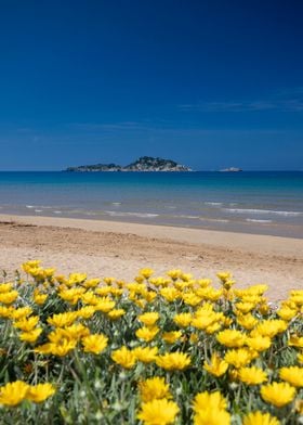 Seascape in Corfu, Greece