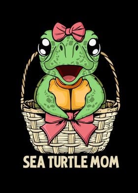 Sea Turtle Mom Sea Turtle