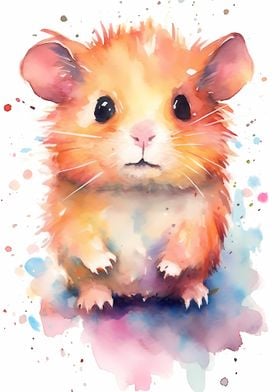 Guinea Pig Watercolors