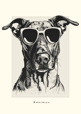 Dobermann Illustration