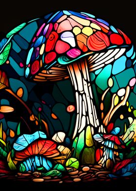 Colorful Mushroom