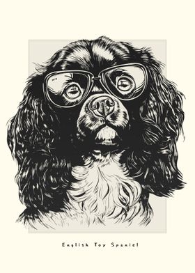 English Toy Spaniel Sketch