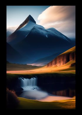 Large Mountain Scenery