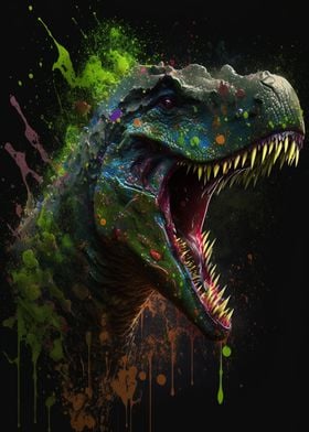 Google Chrome's Dino Art Print  Vintage poster art, Pixel art, Dinosaur  wallpaper
