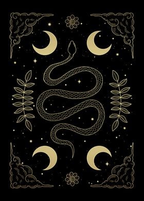 Sacred geometry snake