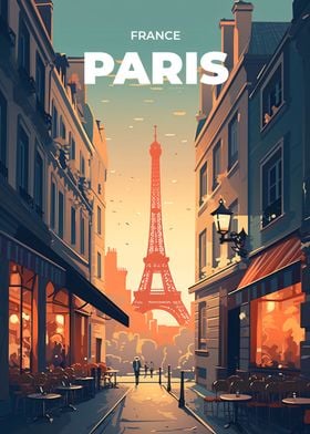 Paris Minimalistic City
