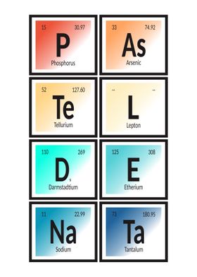 Pastel De Nata of Elements