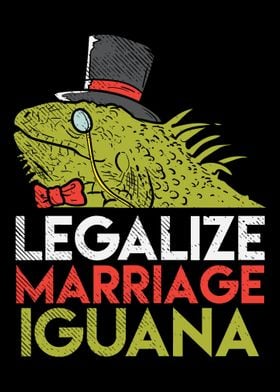 Legalize Marriage Iguana