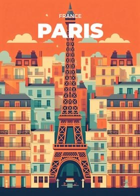 Paris Minimalistic City