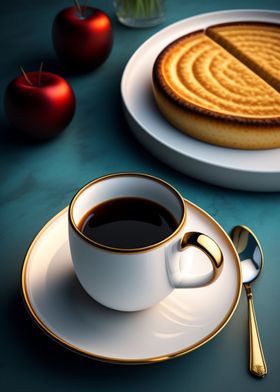 coffee art pancake