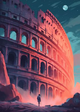 Colosseum Rome Art Print