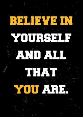 Believe in Yourself