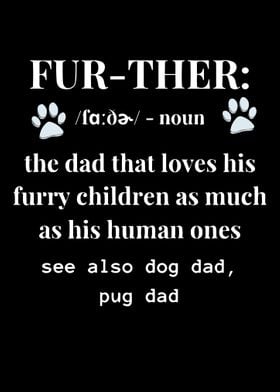 Dog Dad Fathers Day Poster