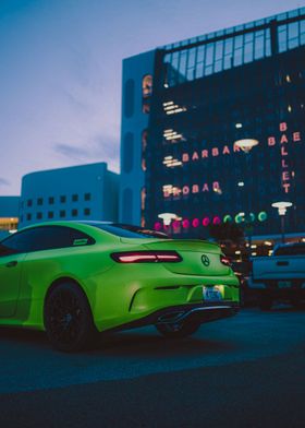 Green Mercedes