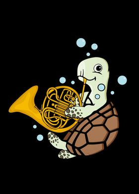 French Horn Sea Turtle