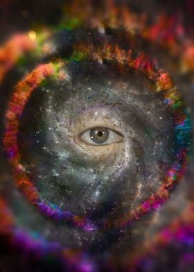 All seeing eye in space