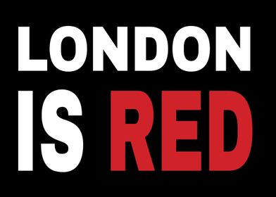 Funny London Is Red