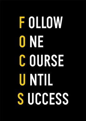 Focus Quote