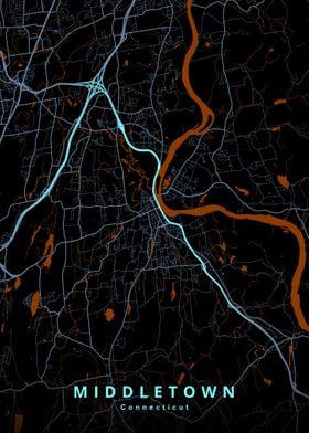 Middletown Connecticut Map