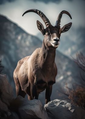 Beautiful ibex