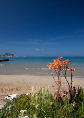 Seascape in Corfu, Greece