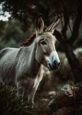 Cute donkey