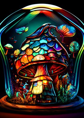 Colorful Mushroom