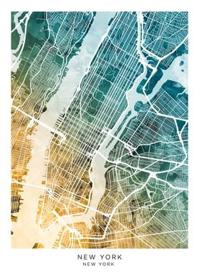 New York New York Map