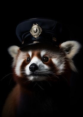 Police Officer Red Panda