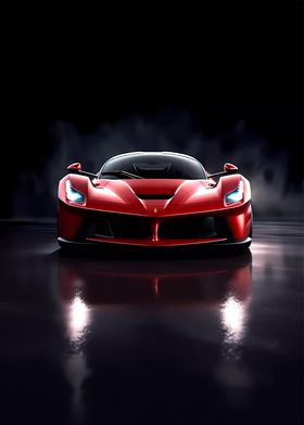 Red Ferrari LaFerrari