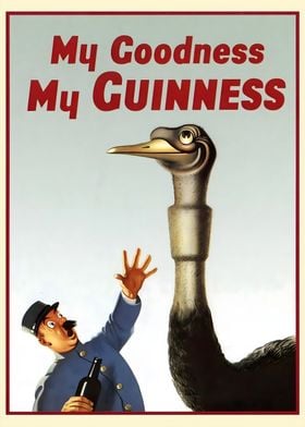 My Guinness ostrich