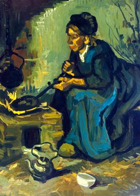 Peasant Woman Cooking