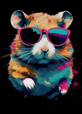 Hamster With Sunglasses