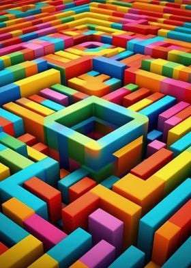 Vibrant Labyrinth Blox