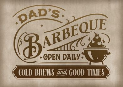 Dad barbeque cold brew