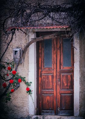 Greece, travel, road, door