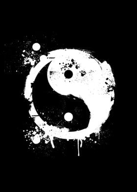 Yin and yang splatters