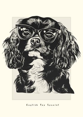 English Toy Spaniel Sketch