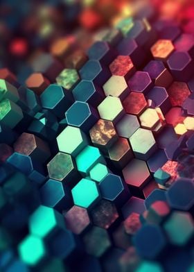 Hexagonal Spectrum Mosaic