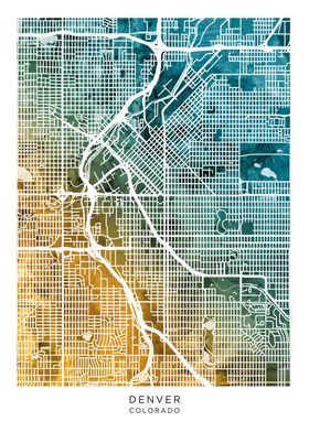 Denver Colorado Map